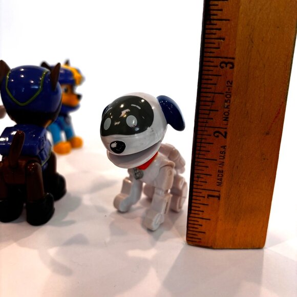 Paw Patrol Action Figures Set 6 Rocky Zuma Chase Marshall Robo-Dog Small - Picture 8 of 8